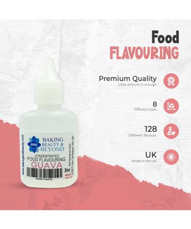 Baking Beauty and Beyond Concentrated Food Flavouring Oil - Dozen of Professional Quality Food Grade Flavouring Oil for Candy Making Baking Cooking Lip Balm and Lip Gloss - Guava (50ml) - Buy Online on SooperMarket.com