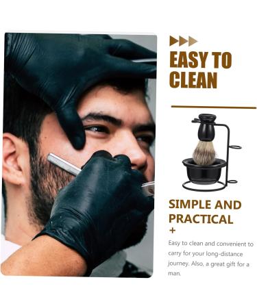 3 Sets Men's Beard Grooming Kit | Durable Brushes & Shaving Bowl | International Shipping Available - Buy Online on SooperMarket.com