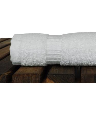 BC BARE COTTON Eco Washcloths - Set of 6 White | Dobby Border | Sustainable Eco-Friendly Products - Buy Online on SooperMarket.com