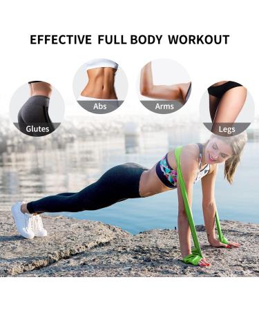 PROIRON Latex-Free Resistance Bands for Strength Training - Light/Medium/Heavy - Green - 1.5m - 25lb - Buy Online on SooperMarket.com