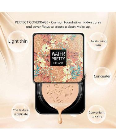 HACORO Mushroom Head CC Cream Stick - Moisturizing Concealer & Foundation for All Skin - Natural Color - Buy Online on SooperMarket.com