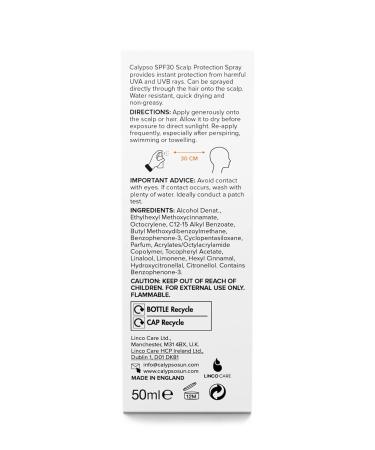 Calypso Scalp Protection Spray SPF30-50 ml - Buy Online on SooperMarket.com