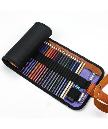 XingFu Tree 50 Colored Pencils Set with Canvas Wrap - Rich Pigments for Professional Sketching and Coloring - Buy Online on SooperMarket.com