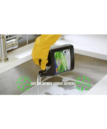 Zep Advanced Kitchen Drain Opener 32 oz - Case of 2 | Safe for Grease Food & Garbage Disposal - International Shipping - Buy Online on SooperMarket.com