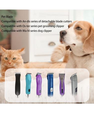 BestBomg Scherklingen for Pets - Rem removable Stainless Steel Ceramic Blades for Easter Animal Clipper & Andis Dog Clippers (6.3mm 5FC) - International Shipping - Buy Online on SooperMarket.com