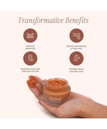 Shankara Gheesutra Face Exfoliator - Nourishing Ayurvedic Scrub with A2 Ghee & Almonds for Glowing Skin - Buy Online on SooperMarket.com