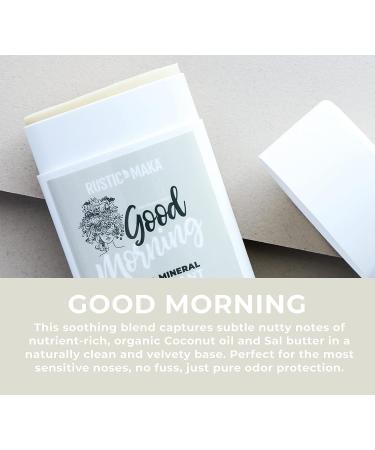 Rustic MAKA Natural Deodorant - Good Morning | Aluminum & Paraben Free | Odor-Neutralizing | Vegan & Cruelty-Free - Buy Online on SooperMarket.com