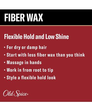 Old Spice Men's Hair Styling Fiber Wax Twin Pack - Flexible Hold, Low Shine - 4.44 Fl Oz - Buy Online on SooperMarket.com