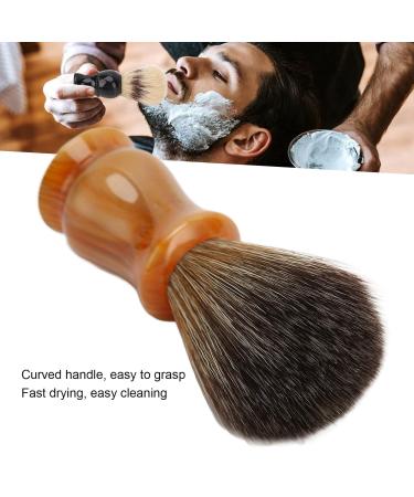 Premium Portable Shaving Foam Brush for Men | Quick-Drying Beard & Neck Dust Brush | Imitation Bristles Facial Care Tool - Buy Online on SooperMarket.com