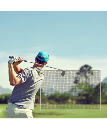 Xuote 10x10ft Golf Practice Barrier Net - Heavy Duty Containment Net for Backyard Driving - High Impact Golf Ball Hitting Netting - Buy Online on SooperMarket.com