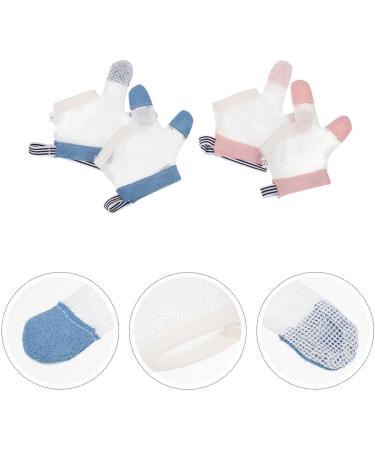 Healvian Kids Tools Kids Tools Kids Tools Baby Stop Thumb Sucking Kid Infant Stop Thumb Sucking Kit Soft Mesh Fabric Stop Sucking Glove No Scratch Breathable Finger Thumb Protector S 2 Pairs Mittens Small - Buy Online on SooperMarket.com