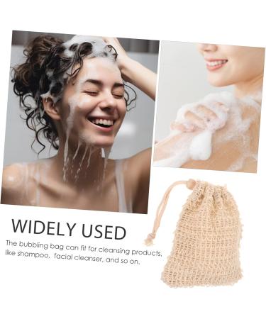 HAPINARY 10pcs Net Soap Foaming Soap Pouches Drawstring Soap Drawstring Sisal Ramie - Buy Online on SooperMarket.com