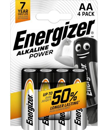 Alkaline Battery AA 1.5 V Power 4-Blister