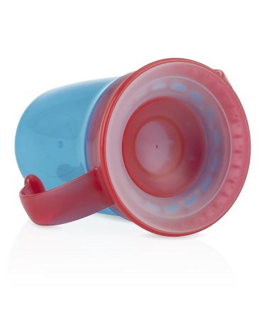 Nuby Plastic No Spill 360 Wonder Cup 1pk - Assorted Colors - Red/Green/Pink/Aqua/Purple/Orange - Buy Online on SooperMarket.com