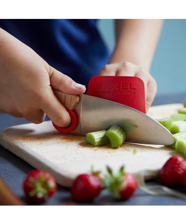 Opinel Le Petit Chef Knife Set | Child-Friendly Chef Knife with Rounded Tip and Finger Guard | Teach Kids Food Prep and Kitchen Safety | 2-Piece Set | Made in France - Buy Online on SooperMarket.com