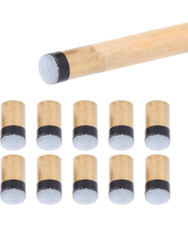 VGEBY 10pcs Billiard Club Tips - Slip On Pool Cue Tips Replacement (13MM) for Nine Ball & Pool Play - Buy Online on SooperMarket.com