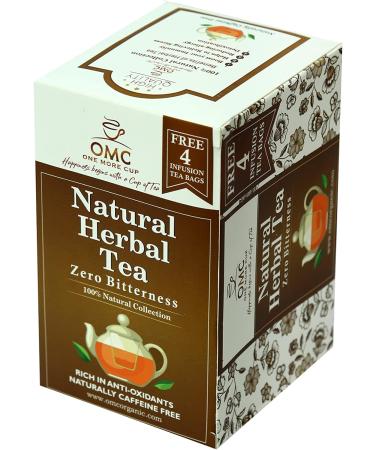 One More Cup Herbal Tea Box Caffeine Free Tea Bags Herbal Tea For Immunity Boost (Total 20 Tea Bags) - Buy Online on SooperMarket.com