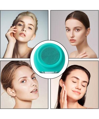 DASHIELL Face Brush Cleanser - Electric Facial Brush Gentle Silicone Face Wash Brush Silicone Waterproof Face Brush for Birthdays Anniversaries Facial Cleansing Holidays Green - Buy Online on SooperMarket.com