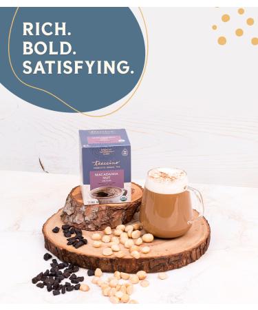 Teeccino Organic Macadamia Nut Herbal Tea - Caffeine Free Prebiotic, 10 Bags - Buy Online on SooperMarket.com