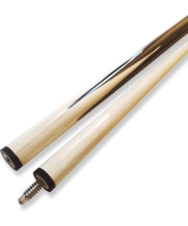 ISPIRITO Pool Cues 2-Piece 58 Inch Bar Billiard Cue Sticks Set - 13mm Glue-on Tips, Hardwood, 19oz-21oz - Pack of 4 - Buy Online on SooperMarket.com