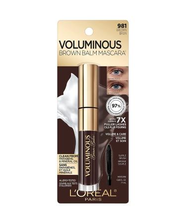 L'Oreal Paris Voluminous Brown Balm Mascara - Volumizing Brown Formula - Buy Online on SooperMarket.com
