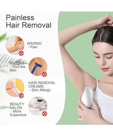 Canvalite Crystal Hair Remover - Painless Nano Hair Removal Tool for Men & Women | Fast & Simple Solution for Smooth Skin - Buy Online on SooperMarket.com