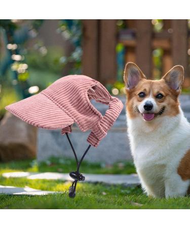 Predolo Pet Sports Hat - Fashionable Pink Dog Sun Hat with Ear Holes Sun Protection Cap for Small Dogs - XL Baseball Cap - Buy Online on SooperMarket.com