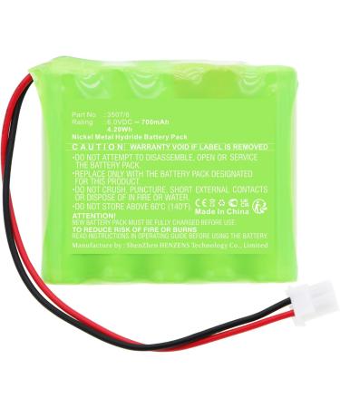 Buy Synergy Digital Security & Safety Battery - Compatible Replacement for Bticino LD02430AA (Ni-MH 6V 700mAh) - Ultra High Capacity - Buy Online on SooperMarket.com