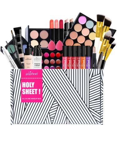 FantasyDay multifunctional cosmetics gift set make -up make -up kit for face eyes and lips - make -up pallet pallet make -up case with eyeshadow pallet lipstick rouge mascara #3 kit011