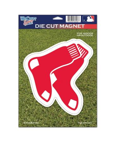 MLB Boston Red Sox Die Cut Logo Magnet 6.25"x9"