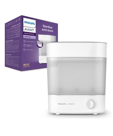 Philips Avent Advanced Bottle Steriliser Kills 99.9% of Germs* 10 min Sterilising Cycle - SCF291/01