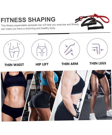 Buy 1 Pair Pull Rope Fitness Elastic Belt - Resistance Bands for Home Treadmill Workout | Red Latex Exercise Bands - Buy Online on SooperMarket.com