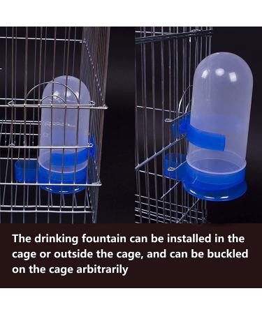 2Pcs Automatic Pigeon Feeder & Waterer Set - Bird Cage Accessories for Parakeet, Chicken, Cockatiel, Quail - Buy Online on SooperMarket.com