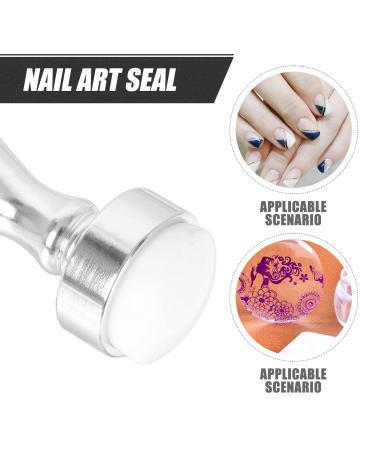 Lurrose Nail Stamp Set | Clear Nail Art Plate & Manicure Tools - International Shipping Available - Buy Online on SooperMarket.com