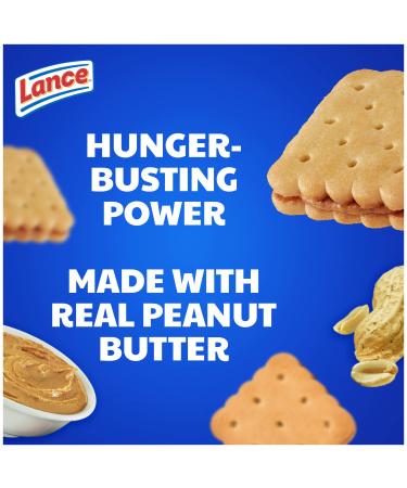 Lance Nekot Peanut Butter Sandwich Cookies - 20 Individually Wrapped Packs, 6 Sandwiches Each (Pack of 6) - Buy Online on SooperMarket.com