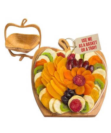 Dried Fruit Gift Basket – Healthy Gourmet Snack Box - Holiday Food Tray - Variety Snacks - Great for Birthday Sympathy Valentine's Mother’s and Father’s Day or Corporate Tray - Bonnie & Pop
