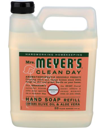 Mrs. Meyer's Hand Soap liq refl Geranm 33 Fz Geranium 33 Fl Oz (Pack of 1)