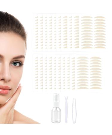 480 Pcs Eyelid Tape Set Double Eyelid Tape Stickers Mesh Eyelid Invisible Eye Lifter Strips Breathable Double Eyelid Tape Stickers Mesh for Light Practical Beauty Big Eye Tools