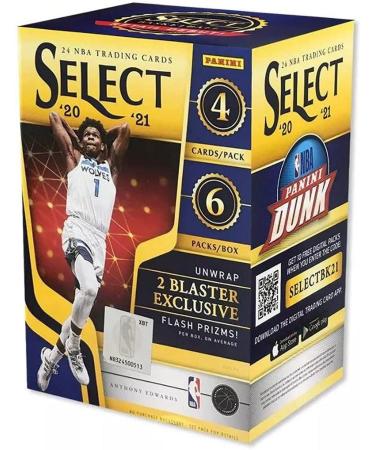 2020-21 Panini Select NBA Basketball Trading Cards Blaster Box
