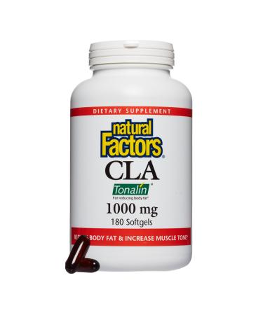 Natural Factors CLA Tonalin (1000mg) 180 sgels