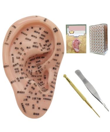 Shitoomfe ear seed acupuncture -KIT soft ear seed kit with 7.5 inches .. ear model ear stains tweezers probe pen ear book picture acupuncture -ear -acupuncture -KIT style 1