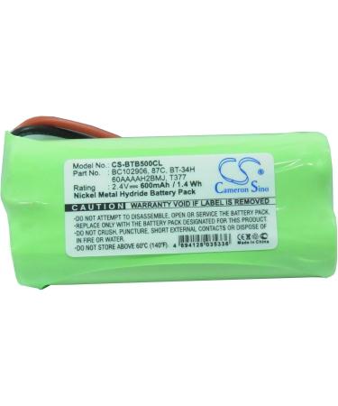 DCH 600mAh BC102906 Battery Replacement for Uniross 87C - International Shipping Available - Buy Online on SooperMarket.com