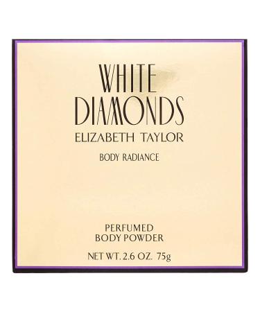 Elizabeth Taylor White Diamonds Body Radiance Perfumed Body Powder 2.60 oz (Pack of 4)