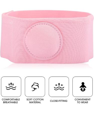 Hernia Belt for Babies - 2pcs Infant Umbilical Hernia Therapy Treatment Set | Baby Belly Button Band for Abdominal Support - Pink - Buy Online on SooperMarket.com