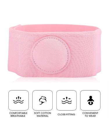 Ymiko Baby Belly Button Band - 2Pcs Umbilical Hernia Belt for Infants - Pink Color - Buy Online on SooperMarket.com