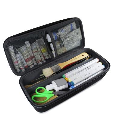 TUDIA EVA Empty Carrying Hard Storage Case Organiser for Art Supplies/Paint Brushes/Markers/Sketching Supplies with Hand Carry Handle CASE ONLY