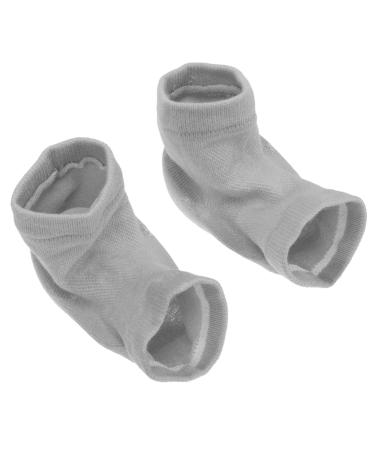 Beaupretty insole high heels block heel heel moisturizing socks spa heel socks Toloses spa socks moisture gel socks m Nner gray non -slip socks