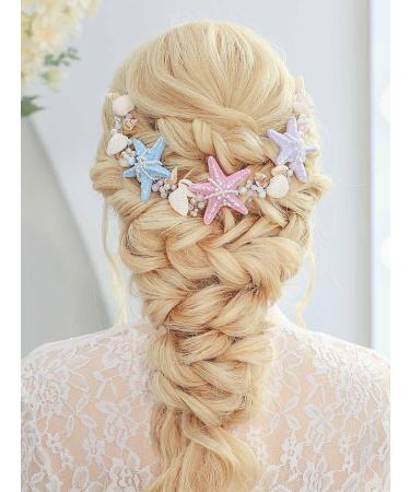 Brishow Starfish Bride Wedding Hair Vine - Beach Bridal Hair Accessories - Buy Online on SooperMarket.com