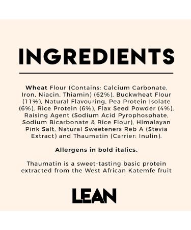 LEAN with Lilly Vegan Protein Pancakes - Natural Vanilla Flavour 500g - Buy Online on SooperMarket.com