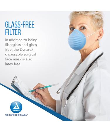 Buy Molded Face Masks - Fiberglass-Free Breathable Soft Edges Adjustable 50 Pack Blue - International Shipping Available - Buy Online on SooperMarket.com
